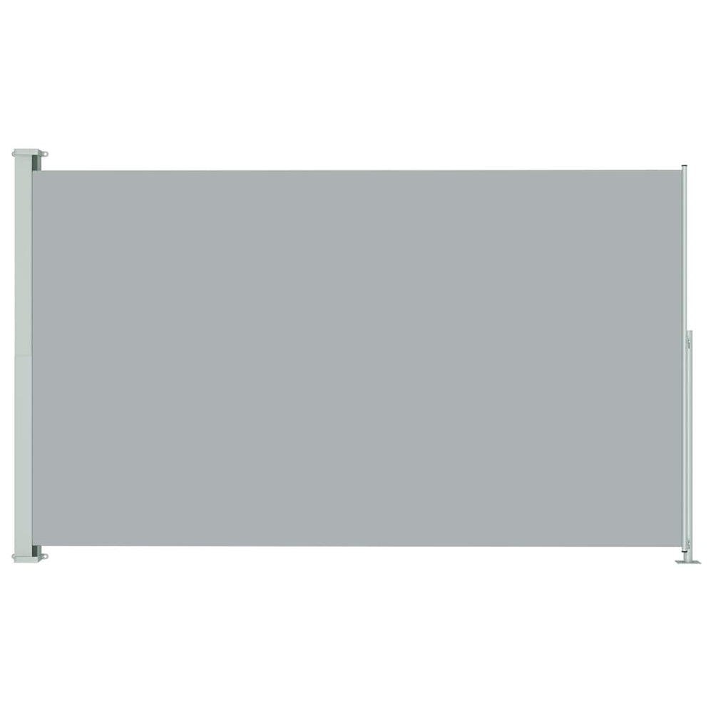 Tuinscherm uittrekbaar 200x300 cm grijs