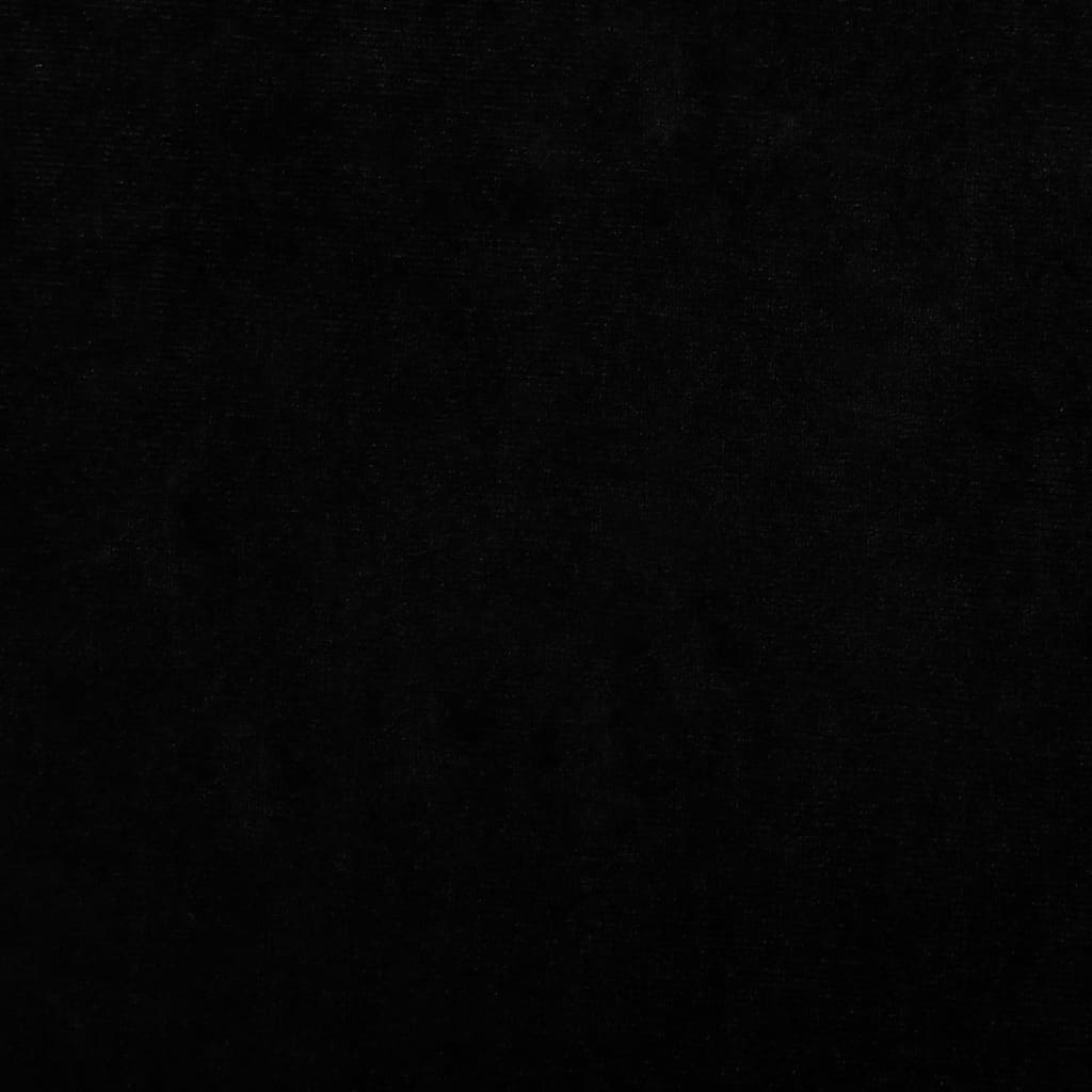 Kinderbank 100x50x26 cm fluweel zwart