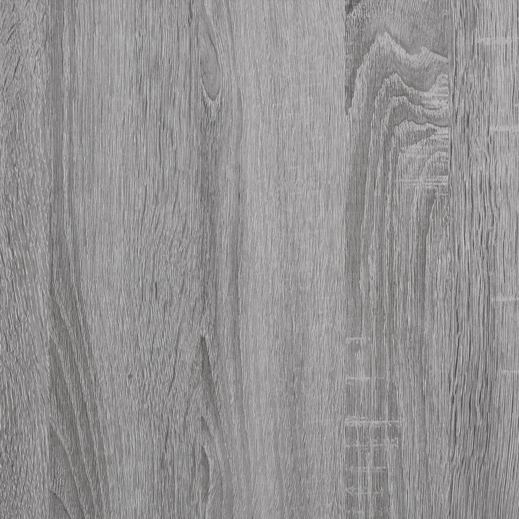 Bureau met lades 102x50x76 cm bewerkt hout grijs sonoma eiken