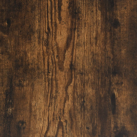Wandkast 99x18x16,5 cm bewerkt hout gerookt eikenkleurig