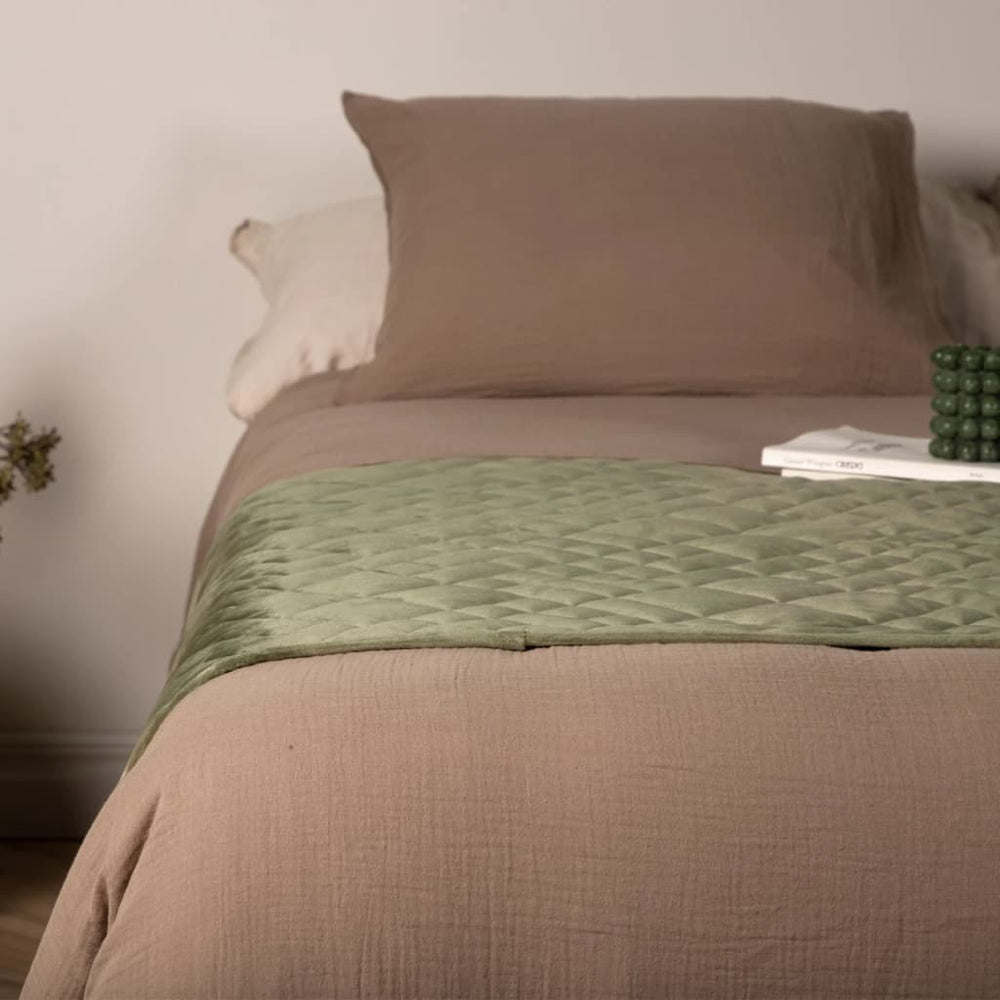 Venture Home Bedsprei Jilly 80x260 cm polyester groen