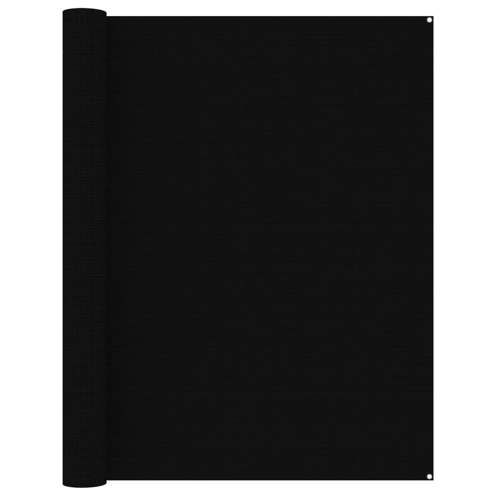 Tenttapijt 250x400 cm zwart