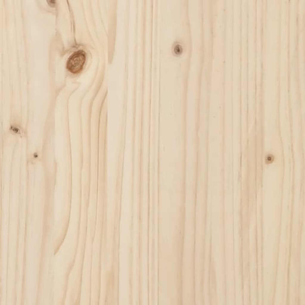 Hoofdbord 206x4x100 cm massief grenenhout