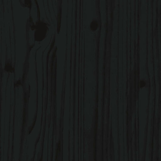 Hoofdbord 146x4x110 cm massief grenenhout zwart