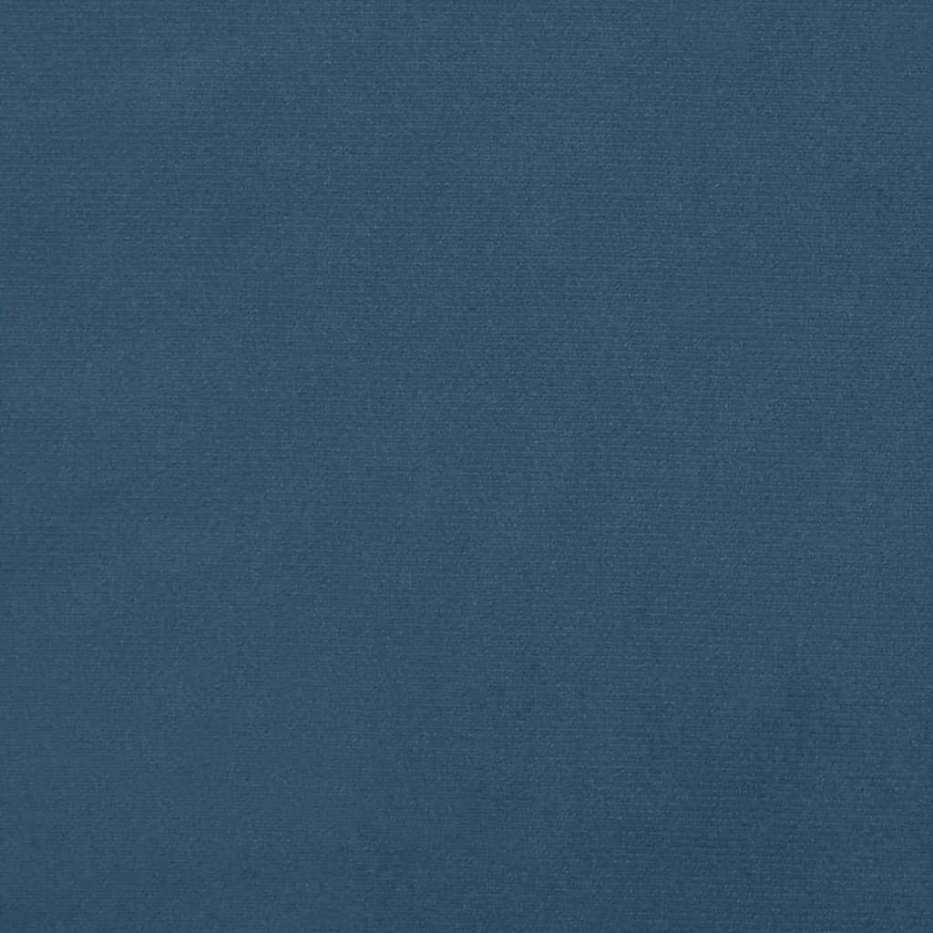 Bedframe fluweel donkerblauw 180x200 cm