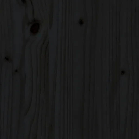 Radiatorombouw 169x19x84 cm massief grenenhout zwart