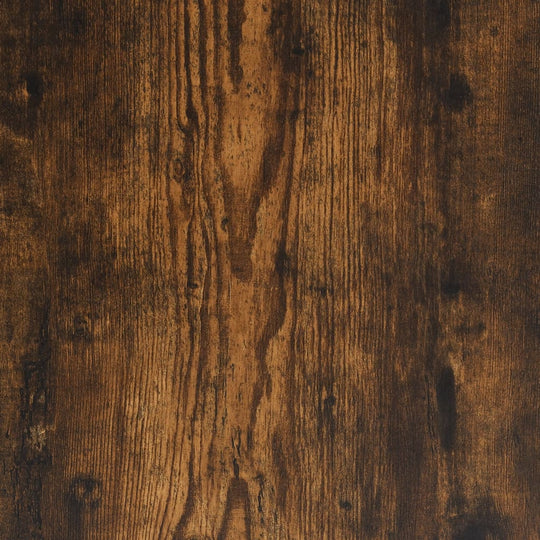 Badkamerkast 30x30x100 cm bewerkt hout gerookt eikenkleurig