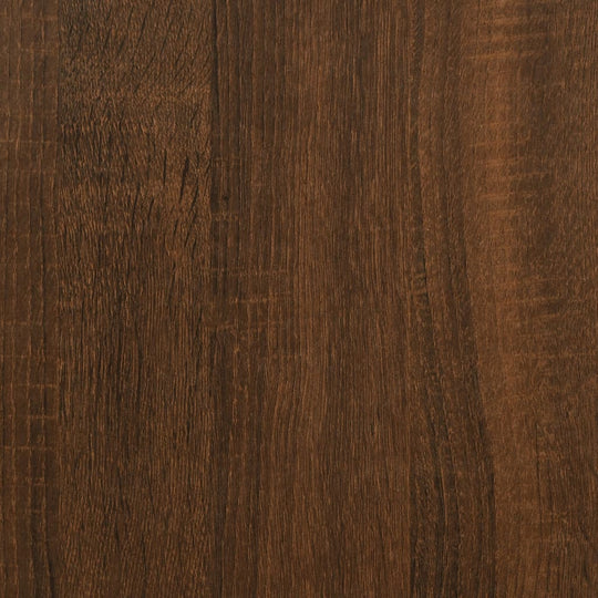 Badkamerkast 65x33x60 cm bewerkt hout bruin eikenkleur