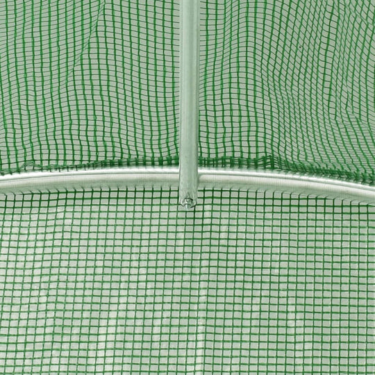 Tuinkas met stalen frame 12 m² 6x2x2 m groen